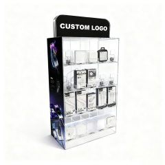 Mobile phone accessory display rack