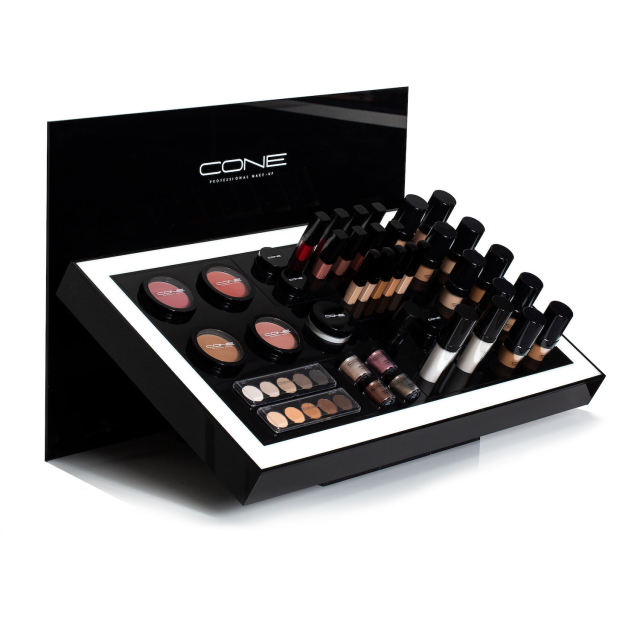 Cosmetics display rack