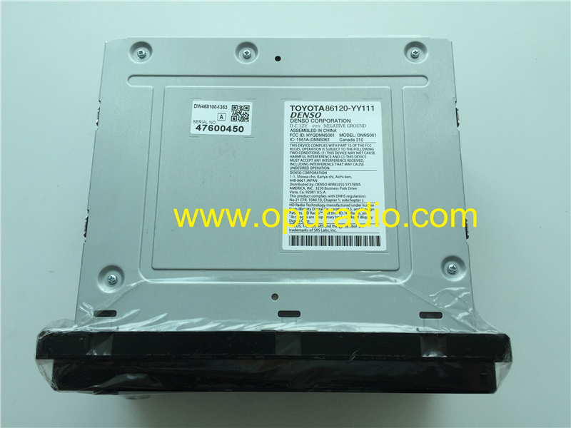 12-14 TOYOTA SIENNA NAVIGATION AM FM RADIO TOUCH SCREEN RECEIVER CD PLAYER 86120-YY111