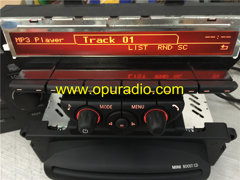 RADIO PROFESSIONAL CD SIRIUS SATELLITE RADIO MINI BOOST CD 2011-2013 COOPER RADIO Bluetooth MP3 COMBOX BMW RCD307 with Faceplate 6512 3457052-02 34567