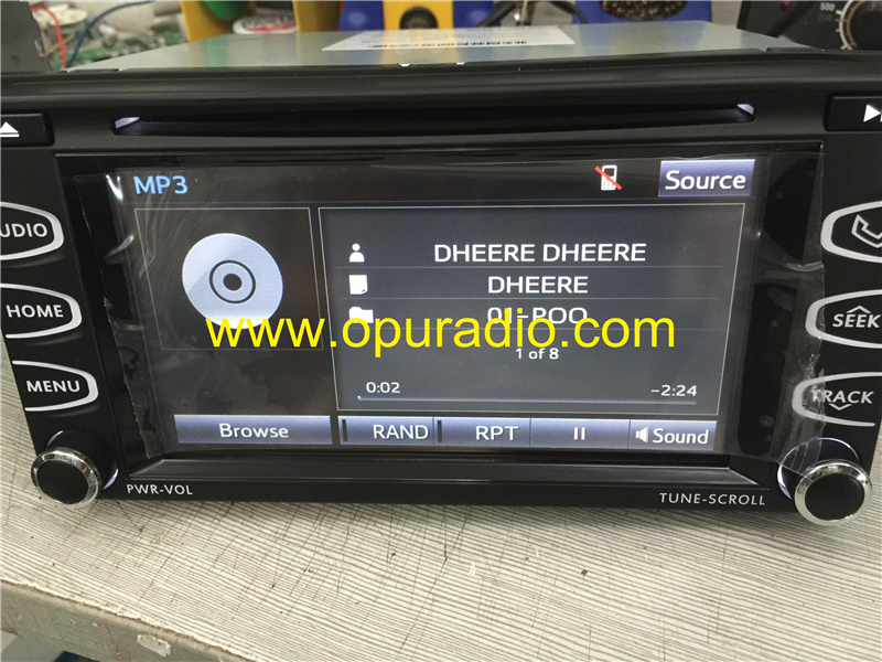 Toyota 86140-0E150 Fujitsu ten CD player face10CM*20CM touch screen Bluetooth Microphone USB AUX Camera AM FM for Corolla Highlander RAV4 car radio
