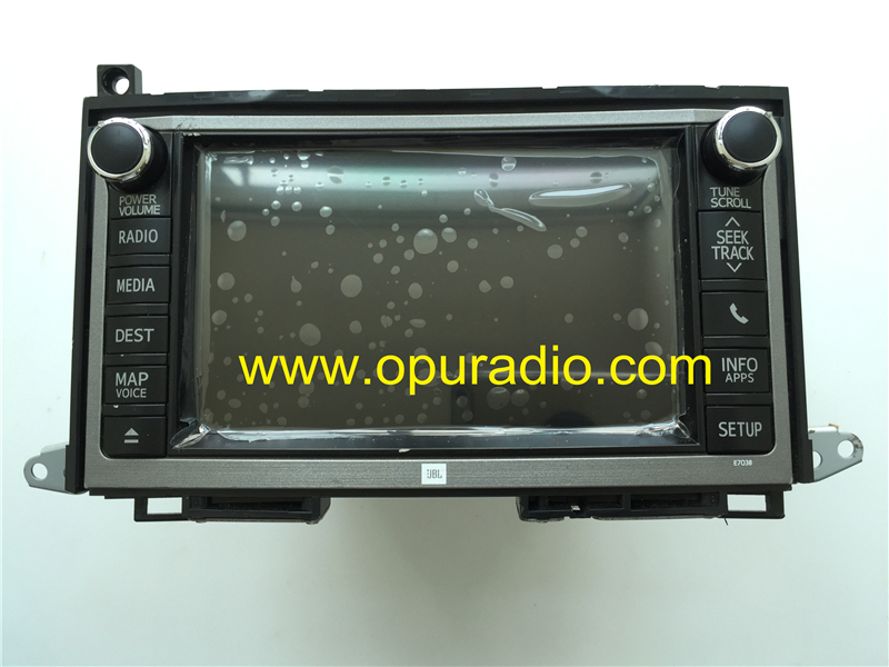 Fujitsu Ten 86107-0T020 86107-0T030 86107-0T011 86107-0T012 JBL Radio E7042 E7038 HDD Navigation Media MAP voice APPS Phone Bluetooth for 2012-2014
