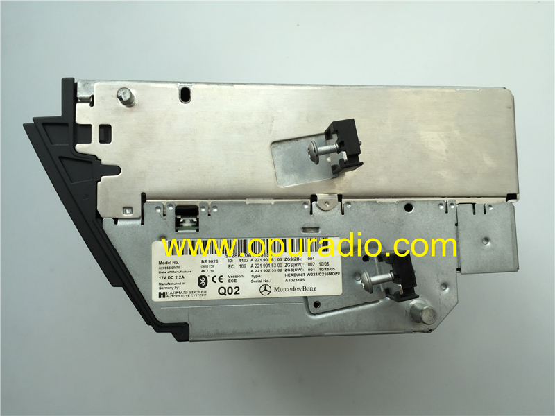 HARMAN BECKER AUTOMOTIVE SYSTEMS BE9028 6 CD/DVD changer Headunit W221/C216MOPF A2219006103 Navigation Radio for Mercedes-Benz W221 S class 2010-2012 