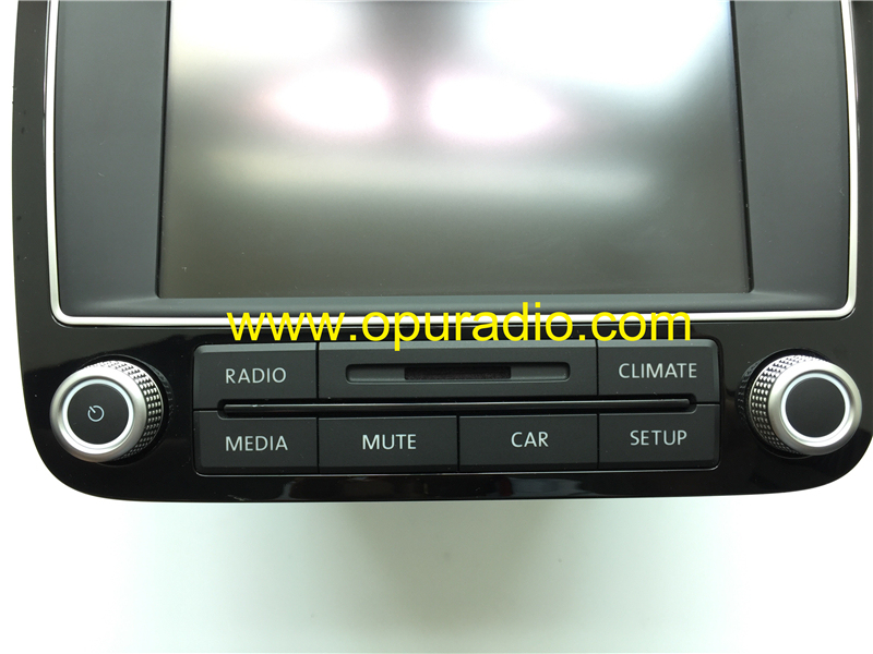 VW RCD550 7P6035162B P6035195D Volkswagen 2015-2016 Touareg 7P Stereo Radio Alpine 6 Disc CD changer Audio Media Phone SD Card Bluetooth Climate MP3