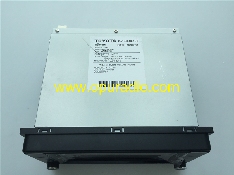 Toyota 86140-0E150 Fujitsu ten CD player face10CM*20CM touch