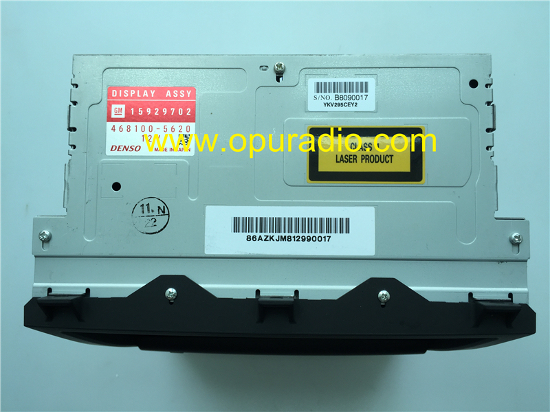100% Brand new GM 15929702 15233576 15793845 DENSO 468100-5620 for 2005-2007 Cadillac STS car GPS audio 6 disc CD DVD changer navigation Media Phone