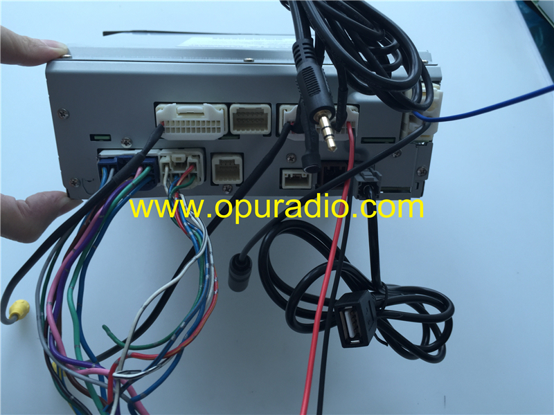 Toyota 86140-0E150 Fujitsu ten CD player face10CM*20CM touch screen Bluetooth Microphone USB AUX Camera AM FM for Corolla Highlander RAV4 car radio