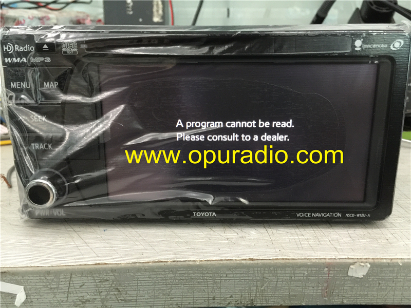 12-14 TOYOTA SIENNA NAVIGATION AM FM RADIO TOUCH SCREEN RECEIVER CD PLAYER 86120-YY111
