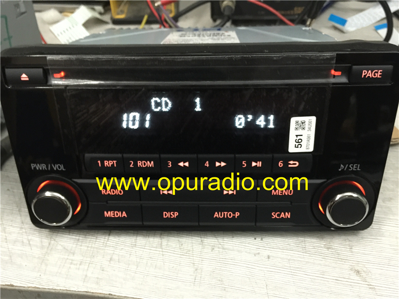 8701A561 Mitsubishi Radio DY-1MX3DR45 CD PLAYER MP3 for Peugeot 4008 SUV Mitsubishi Triton car Media audio