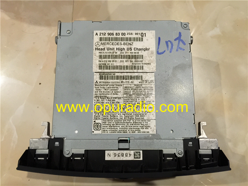 A2129068300 Head Unit High US Changer HD Navigation SD MP3 Phone GPS MAP 6 CD DVD Changer for Mercedes-Benz W212 E Class E250 E300 E350 E550 E63 car