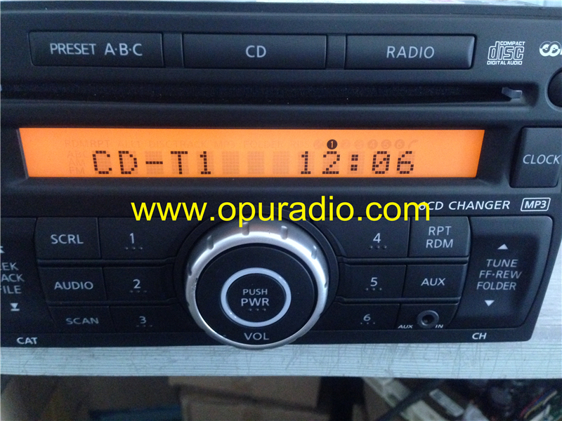 NISSAN 28185 EM31B 6CD changer MP3 CY09C clarion PN-2813L for 07-11 Versa Frontier Xterra Titan car CD radio USA CANADA VER.
