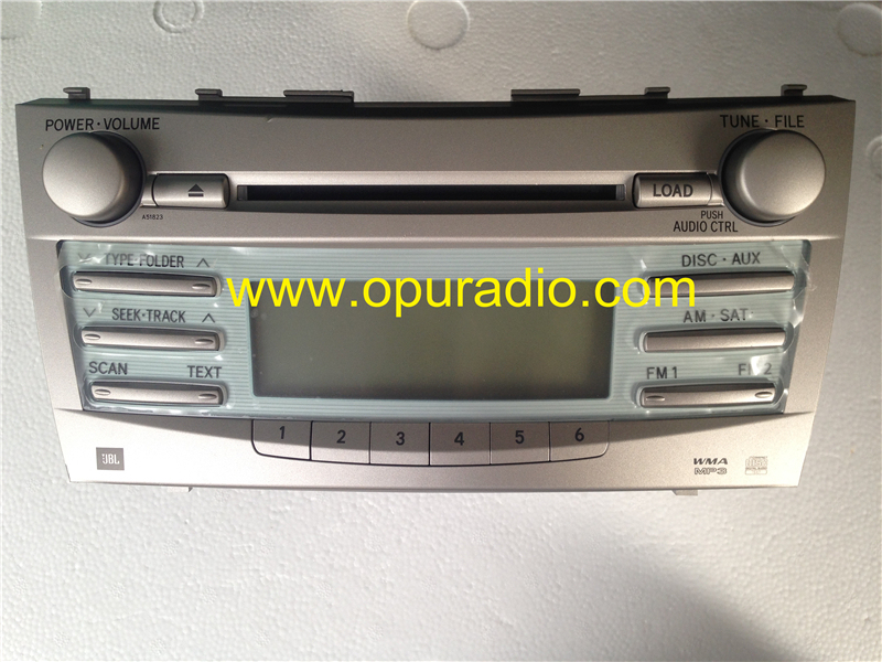 TOYOTA 86120-06190 CQ-ES8660X Matsushita 6 CD changer MP3 WMA for Camry A51823 receiver 07-09 JBL car radio US Canada version
