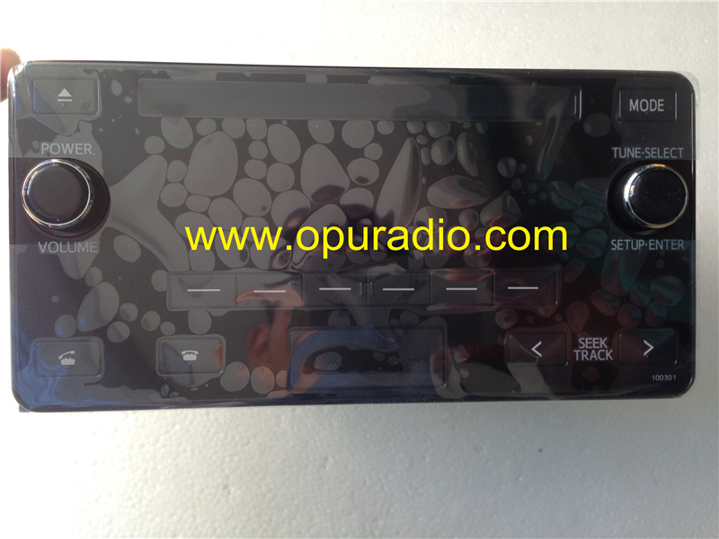 TOYOTA 86120-60K40 single CD radio AM FM MP3 AUX USB Bluetooth for Prado car tuner