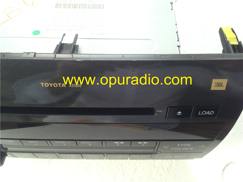 Brand new TOYOTA 51856 JBL 6CD changer WMA MP3 86120-0C260 CQ-ET1760X head unit for SEQUOIA receiver 08-10 USA Canada version