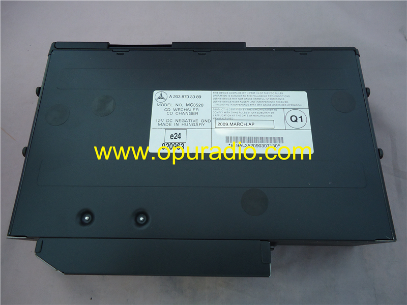 Alpine MC3520 6-DISC CD CHANGER MP3 MC3330 CD Wechsler for Mercedes W211 E320 A2208274642 A2038703389 W220 C230 W203 W221 S500 CLK C E CLASS CAR RADIO