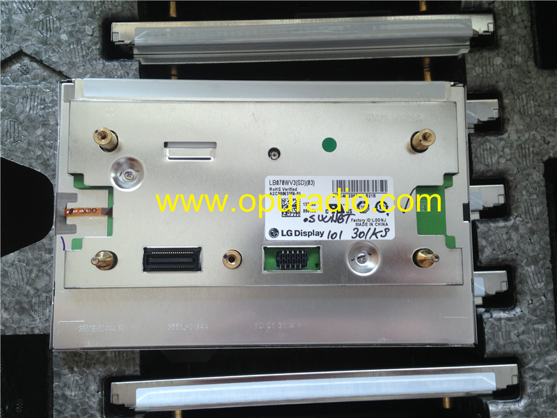 100% brand new LB070WV3 (SD)(01) (SD)(02) (SD)(03) LG Display LCD monitor screen for Mercedes W204 W166 W176 W172 NTG4.5 W212 NTG4 C207 GLK car DVD Na