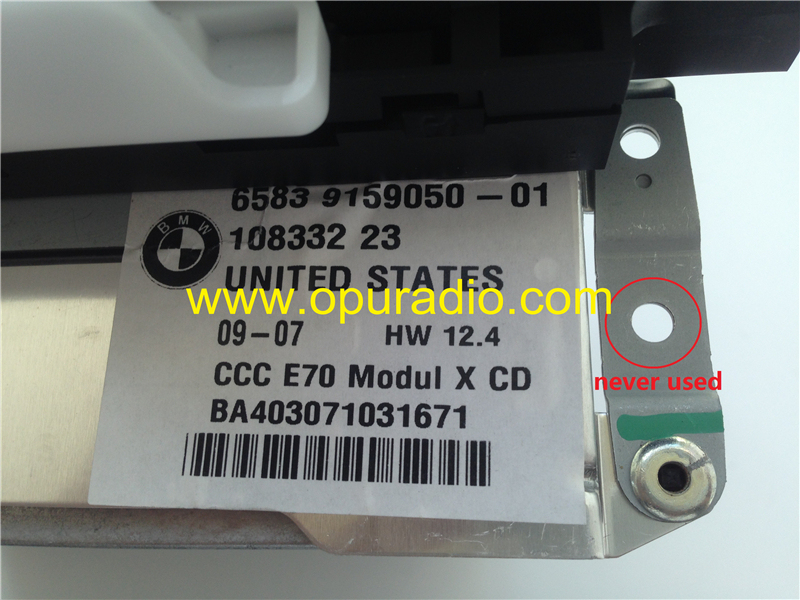 100% brand new CCC E70 Modul X CD Navigation head unit for BMW CCC X5 X6 E70 E71 E64 Sat Nav CD-DVD GPS UNITED STATES audio 6583 9159050 RADIO