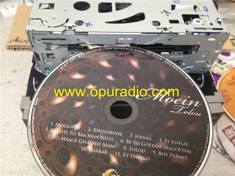 Testing head unit for test Volvo 6CD mechanism with long cable for car radio repair not inlcuding mechanism