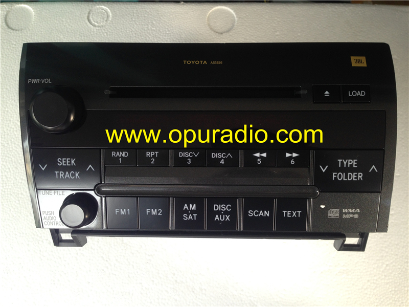 Brand new TOYOTA 51856 JBL 6CD changer WMA MP3 86120-0C260 CQ-ET1760X head unit for SEQUOIA receiver 08-10 USA Canada version