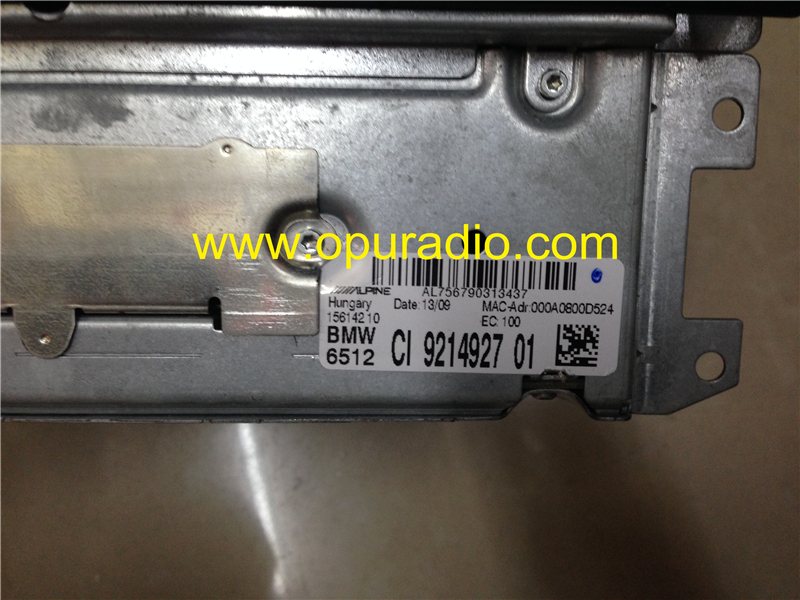 Alpine HDD navigation Sirius satellite radio with 80GB disk Drive for BMW 5 series car audio