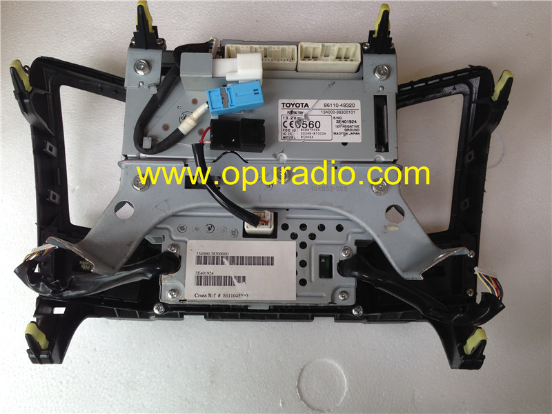 Toyota 86110-48320 display completed monitor for Lexus RX330 RX350 06-08 Fujitsu ten 134000-38300101 car audio repair parts