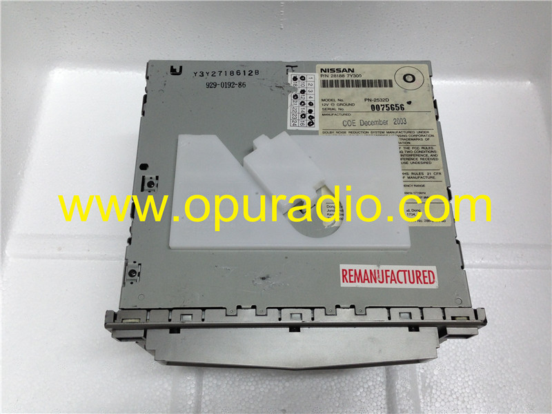clarion 6 disc CD changer 2004-2006 OEM Nissan Maxima Bose Radio Cd Cassette 28188-ZA31A PN-2532D