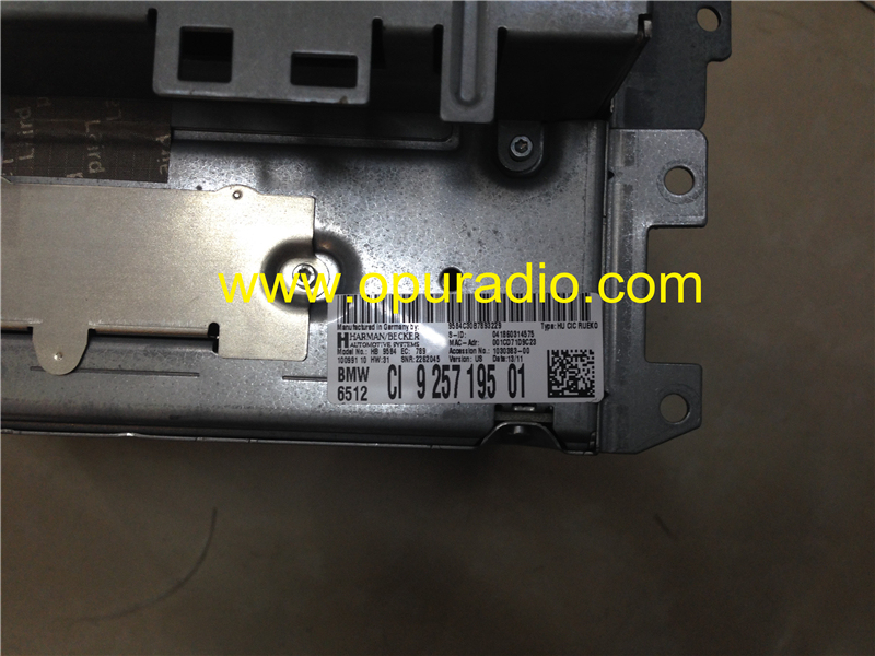 Harman Becker HB 9584 Navigation HDD satellite radio head unit for BMW 11year 2big sockets car navigation audio