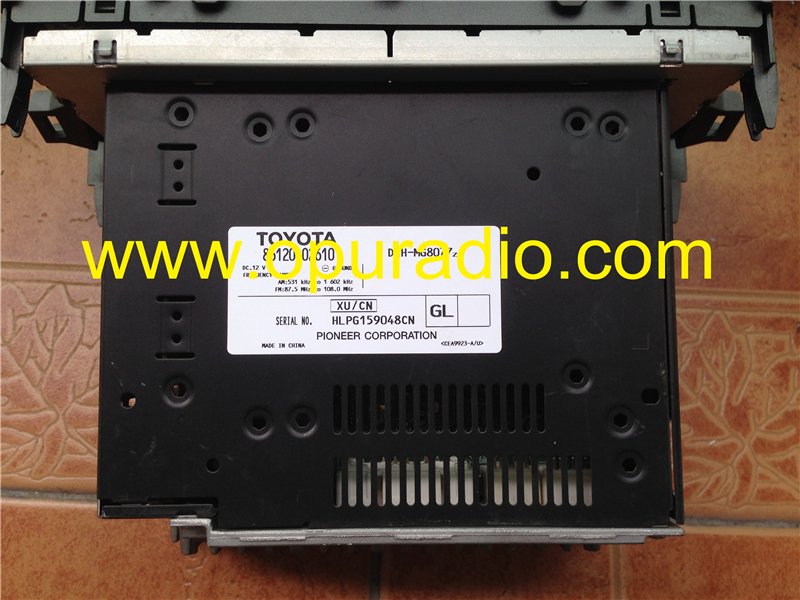 Toyota Corolla Pioneer 6 CD changer radio MP3 WMA AM/FM head unit