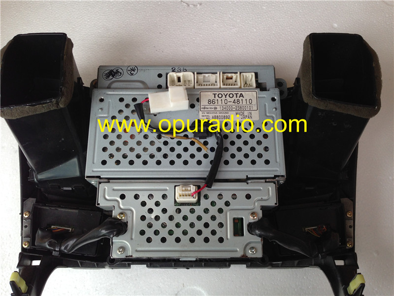TOYOTA 86110-48110 LCD display completed monitor for Lexus RX330 RX-400H Fujitsu ten 134000-38300101 car radio