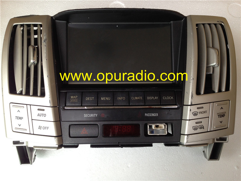 TOYOTA 86110-48110 LCD display completed monitor for Lexus RX330 RX-400H Fujitsu ten 134000-38300101 car radio