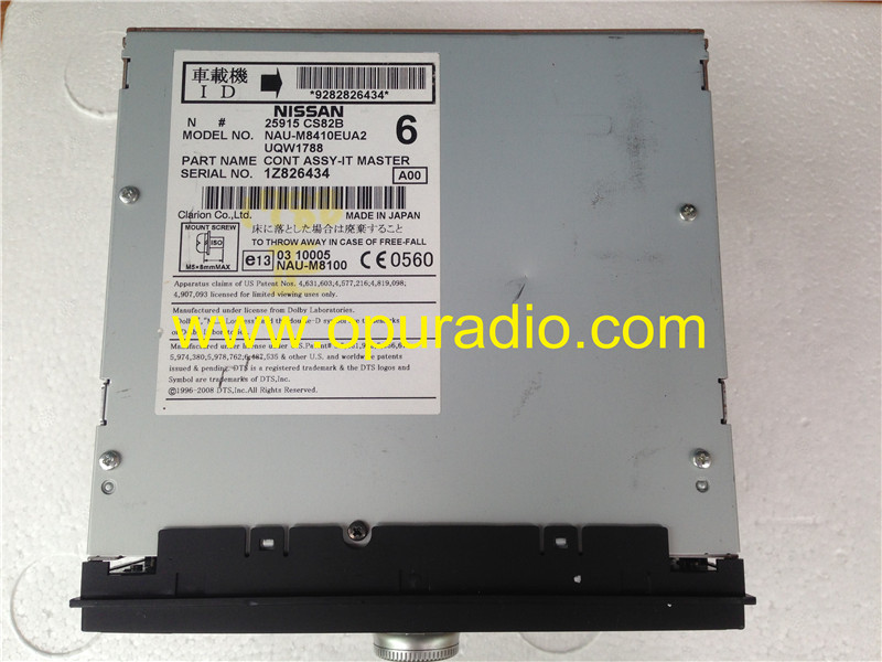 Nissan 25915 CS82B Model NAU-M8410EUA CONT ASSY-IT MASTER Clarion CD Navigation HDD unit GPS MAP TEL for Nissan Infiniti car radio