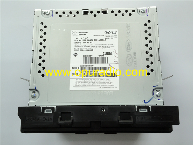 96160C2UB04X ADB40C2AN Hyundai KIA MOBIS Car navigation Bluetooth APPS Phone Bluelink Car play 2017-2019