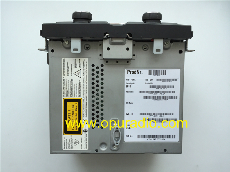 PCM3.1 RADIO Head Unit for Porsche 911 991 981 Boxter Cayenne Navigation GPS 6 disc CD DVD Changer Europe Version 40GB HDD