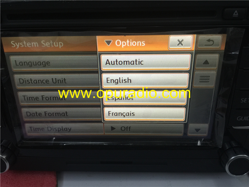 Continental RNS510 Navigation Radio 3C8035684 for VW Passat Golf Jetta car Navi USA Version
