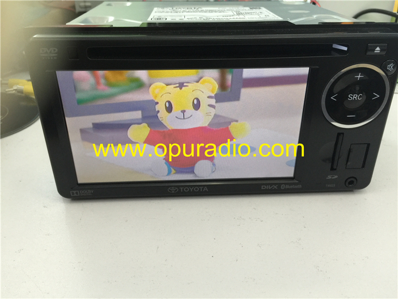 TOYOTA PZ071-00A48 DVD video Player for 2015 Land Crusier car Radio SD Card Disc USB Ipod AUX AV Rear Monitor camera Region 2