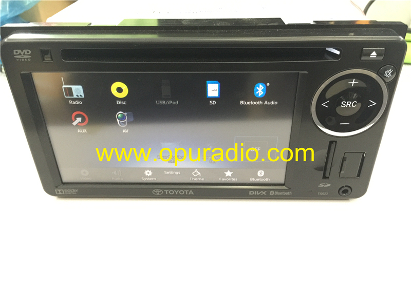 TOYOTA PZ071-00A48 DVD video Player for 2015 Land Crusier car Radio SD Card Disc USB Ipod AUX AV Rear Monitor camera Region 2