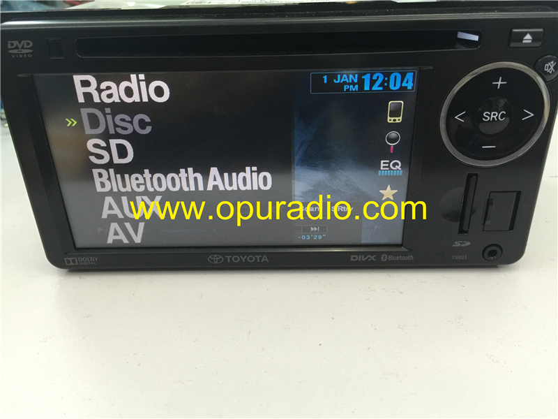 TOYOTA PZ071-00A48 DVD video Player for 2015 Land Crusier car Radio SD Card Disc USB Ipod AUX AV Rear Monitor camera Region 2
