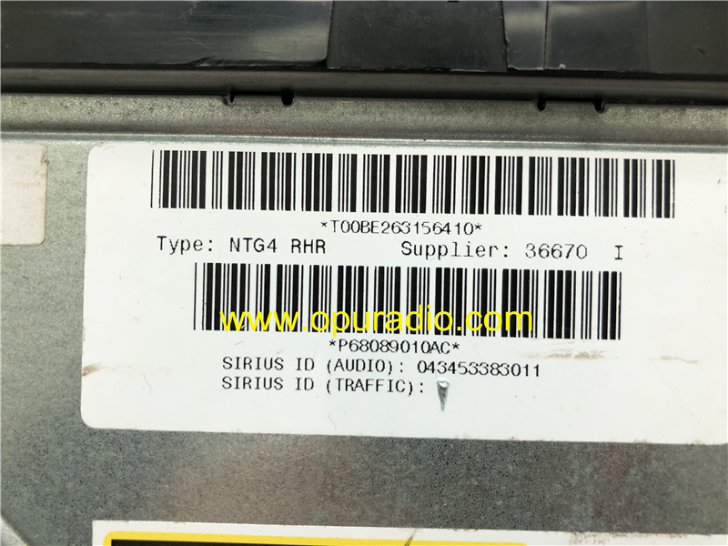 HARMAN NTG4 RHR for 11-15 Jeep MYGIG WRANGLER GRAND CHEROKEE AVENGER DODGE DURANGO P68089010 car navigation Sirius Radio