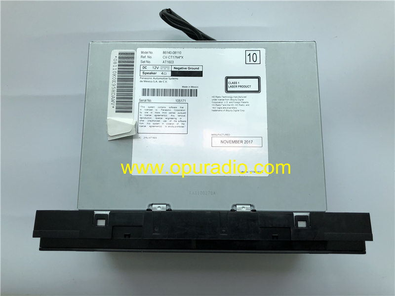 Panasonic Automotive 86140-08110 None JBL for 2018 Toyota Sienna car Audio MAP APPS SiriusXM HD Radio