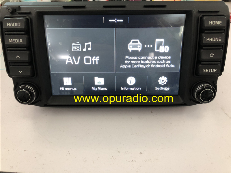 96160-C2UB04X MOBIS car radio for 2018 KIA MOTORS SORENTO CARPLAY Europe version