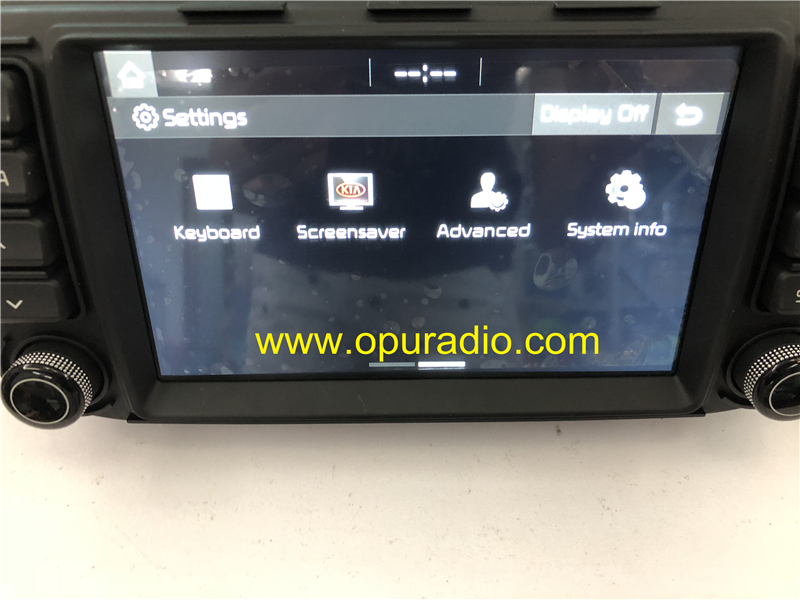96160-C2UB04X MOBIS car radio for 2018 KIA MOTORS SORENTO CARPLAY Europe version