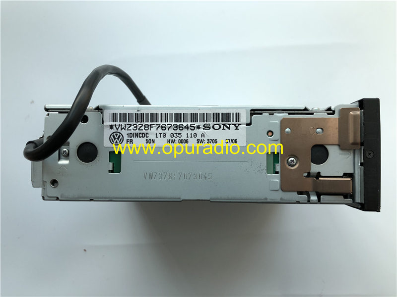 SONY 6 DISC CD changer for Volkswagen VW Golf Bora Passat GTI MK5 MK6 Phaeton Audi A4 A6 Bentley car radio CD Player