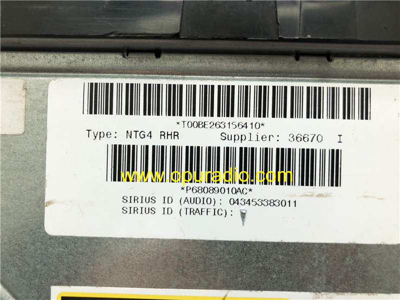 HARMAN NTG4 RHR cable | 11-15 Jeep MYGIG dodge radio cable | opuradio