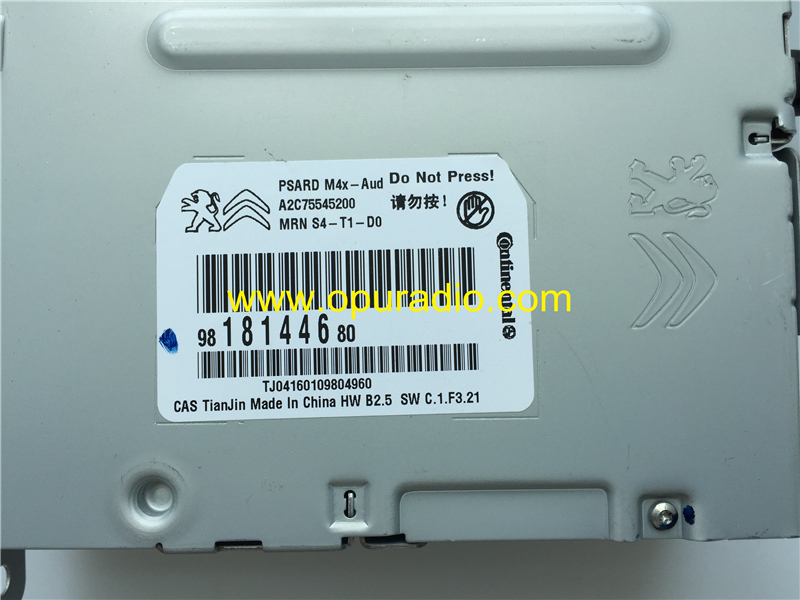 PSARD M4x-Aud MRN S4 Continental head unit for Peugeot 4008 508 Citroen C4L car radio Media Bluetooth Nav Phone USB without mechanism