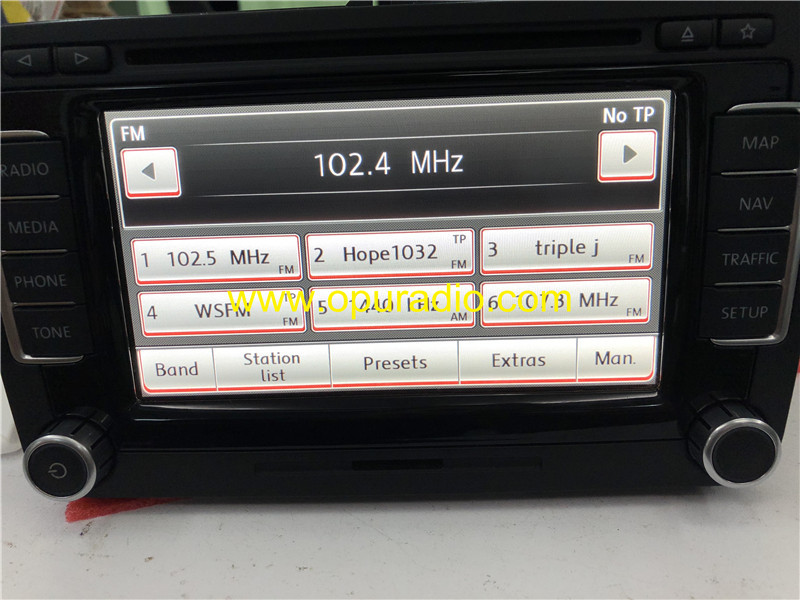 RNS510 Continental Navigation Radio Australia version Phone Tone NAV TRAFFIC