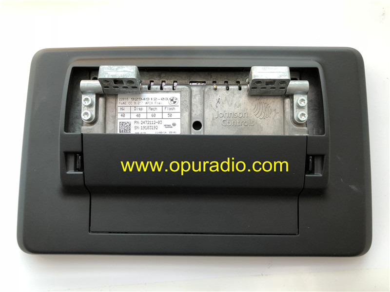 BMW overhead Johnson controls Optrex 9.2inch T-55240GD092 BMW 7 Series Rolls-Royce Lamborghini car Overhead Roof Headrest Entertainment DVD player