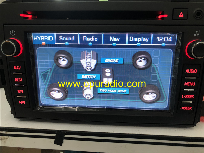 DELPHI radio CD player receiver GM 20791972 for 2009 Pontiac Torrent car navigation MAP GPS Audio Media AUX HYBRID