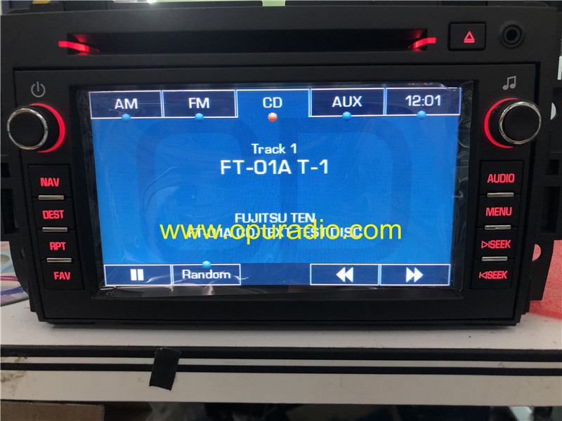DELPHI radio CD player receiver GM 20791972 for 2009 Pontiac Torrent car navigation MAP GPS Audio Media AUX HYBRID