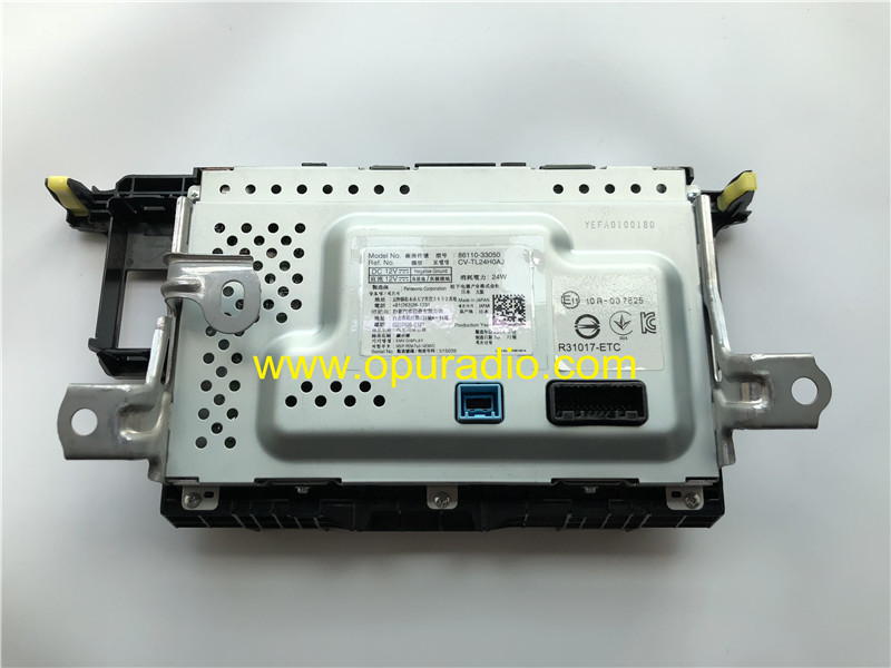 TOYOTA 86110-33050 Panasonic EMV display Touch screen information Monitor for 14-16 Lexus ES series ES300 ES300H ES350 ES240 car navigation