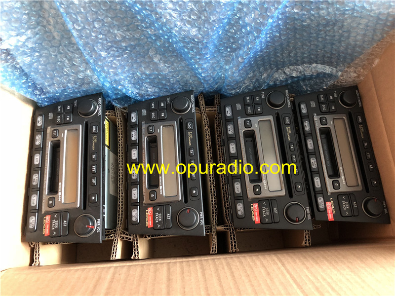 TOYOTA 86120-53100 Fujitsu Ten 6 CD Changer Radio for 2001-2006 Lexus IS200 IS300 AM FM TA Receiver Stereo CD player